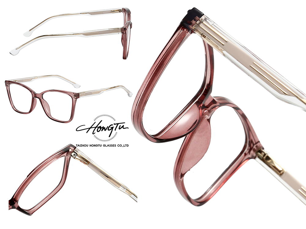 Colored Core Wire Temples Glasses